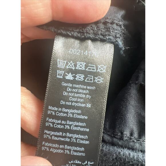 Avenue by City Chic Ladies Black Cargo Style Pant Elastic Waist Cotton SZ 18 - Picture 7 of 11